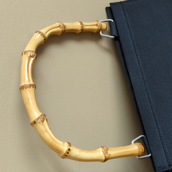 Gap purse with bamboo handle - Picture 2 of 7